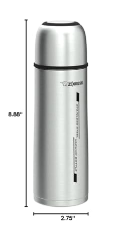 Zojirushi - Botella y taza de acero inoxidable, Newer Model