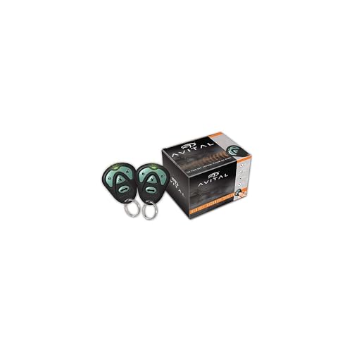 Avital Sistema de seguridad de 2 vías, LCD, Negro