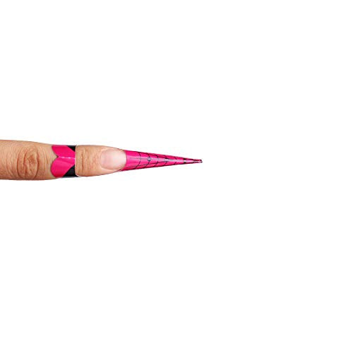 Yigo 500 piezas de formas de uñas de extensión guía de exten