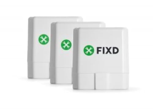 FIXD Escáner Bluetooth OBD2 para automóvil, lectores de códi