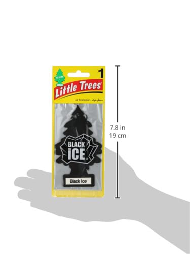 Ambientador de auto Little Tree de Car Freshener - Black Ice