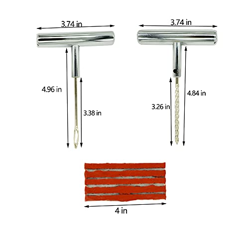 Kit de tapones para neumáticos de alta resistencia, 26 pieza