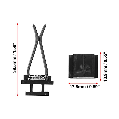 X AUTOHAUX Juego de 20 clips de ventilación de aire de coche