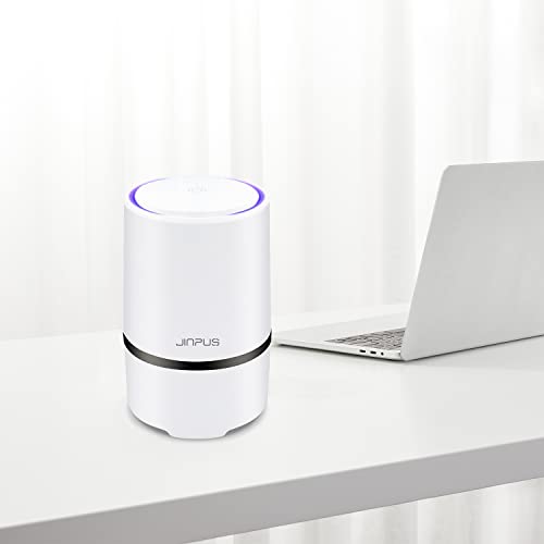 JINPUS Purificador de aire pequeño portátil para dormitorio