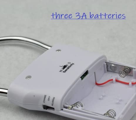 115dB Perilla de puerta/manija alarma de vibración para el h