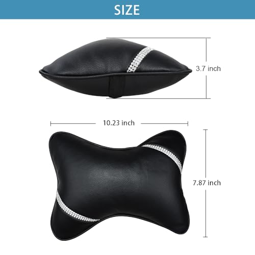 VVHOOY Almohadas de cuello de diamante para asiento de autom