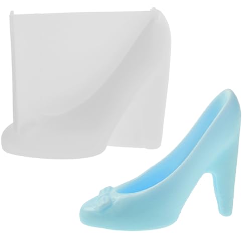 Molde de silicona para zapatos de tacón alto, chocolate, vel