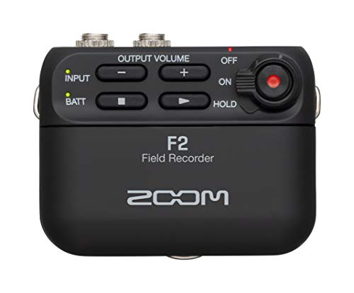 Zoom F2 Lavalier Body-Pack Grabadora compacta, grabación flo