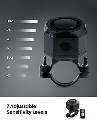 Alarma de bicicleta con control remoto, alarma de motociclet