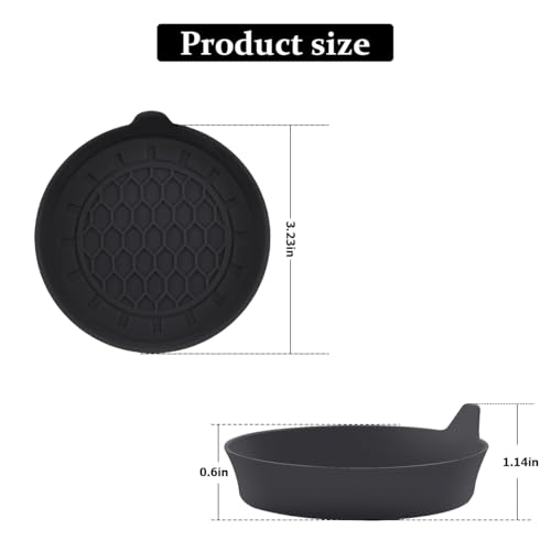 4 posavasos para automóvil, almohadillas de silicona antides