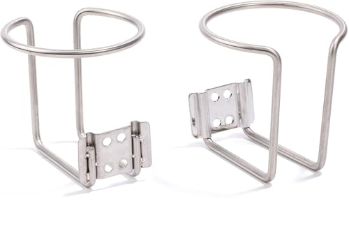 Z-Color - 2 soportes universales para bebidas de acero inoxi