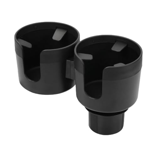 Extensor de portavasos doble para automóvil, adaptador de po