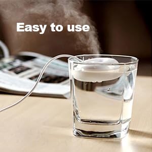 Humidificador de agua flotante, mini dispositivo humidificad