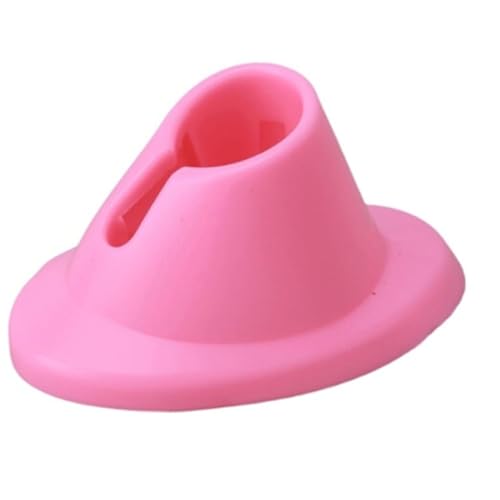 Soporte de botella de esmalte de uñas de goma suave rosa Sop