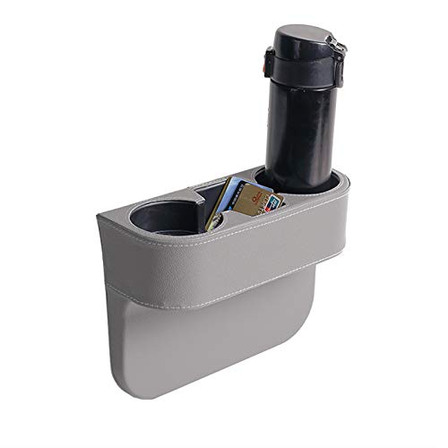 Expansor de portavasos para automóvil con funda de piel sint