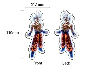PumpCar Ambientador de coche de 2 piezas Goku Ultra Instinct