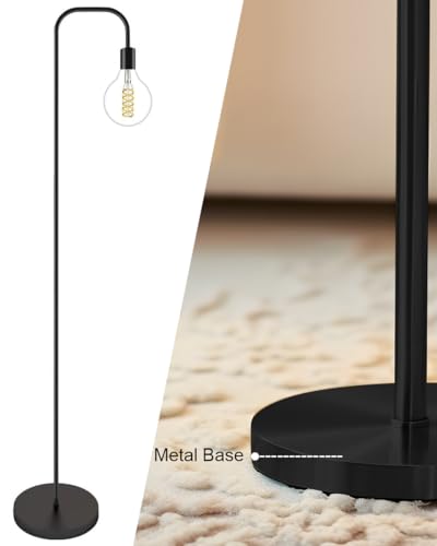 Oneach - Lámpara de pie industrial para sala de estar LED de