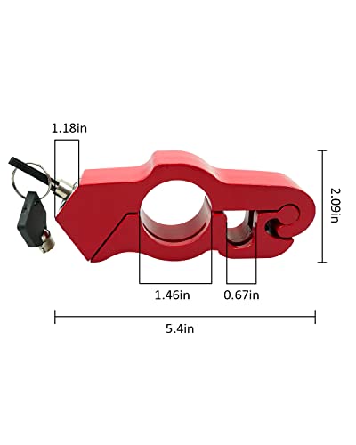 Lock - Cerradura para manubrio de bicicleta, resistente anti