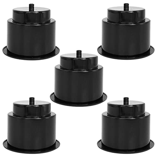 Yuanhe Black Plastic Cup Drink Holder Insert with Drain for