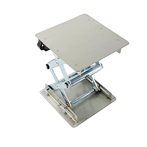 (R) Lab Jack Mesa elevadora de acero inoxidable Mini Scissor