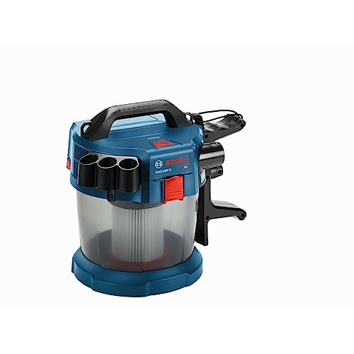 BOSCH GAS18V-3N - Aspiradora húmeda/seca de 18 V y 2.6 galon