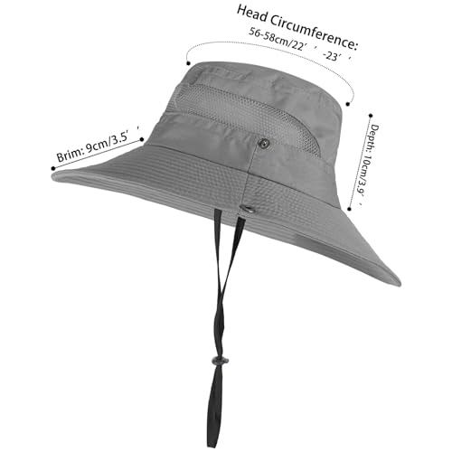 ZOORON Sun Hats for Men Women Fishing Hat UPF 50+ Breathable