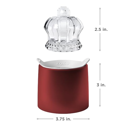 ZOKU Crown - Juego de cóctel con 2 moldes grandes para cubit