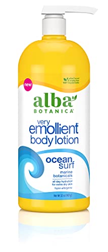 Alba Botanica Loción corporal muy emoliente, Ocean Surf, 32
