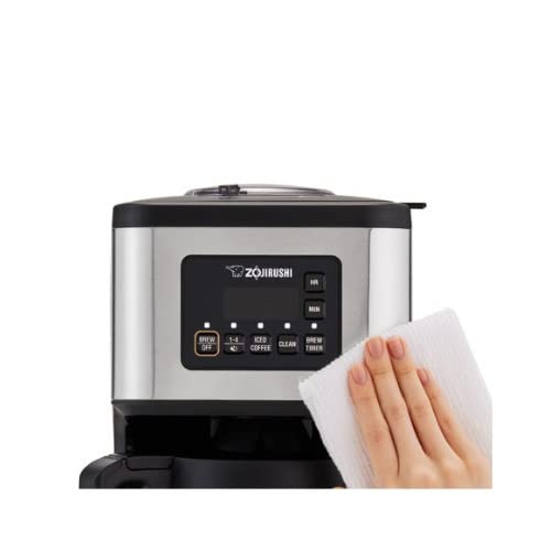 Zojirushi Cafetera programable Dome Brew con elaboración mic