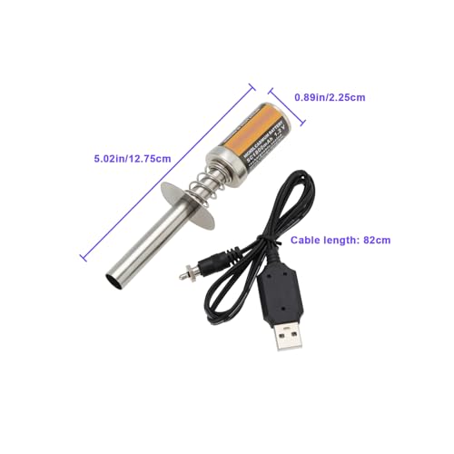 Create idea 1 Unidades 1800MAh Nitro Glow Plug Starter Encen