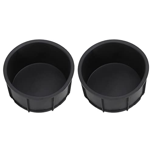Forro de inserción para portavasos, 2 piezas de goma negra p