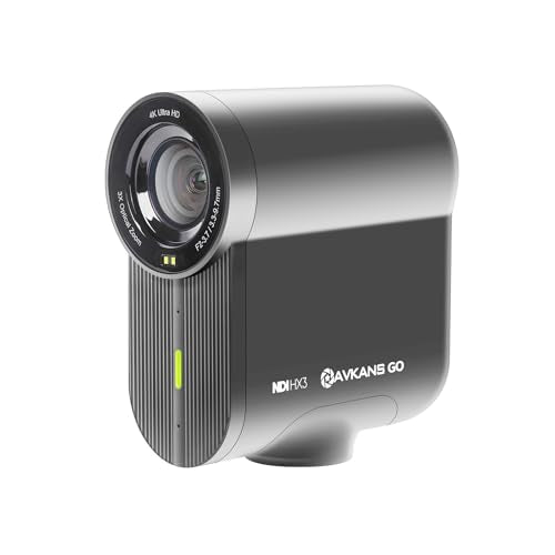 AVKANS Go Wireless - Cámara 4K de transmisión en vivo, cámar