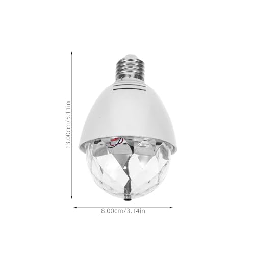 Housoutil Bombilla LED de bola – Bombilla giratoria de color
