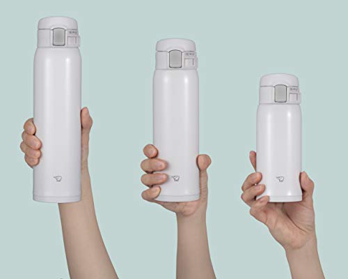 Zojirushi SMSR60EWA - Taza de acero inoxidable, 20 onzas, co