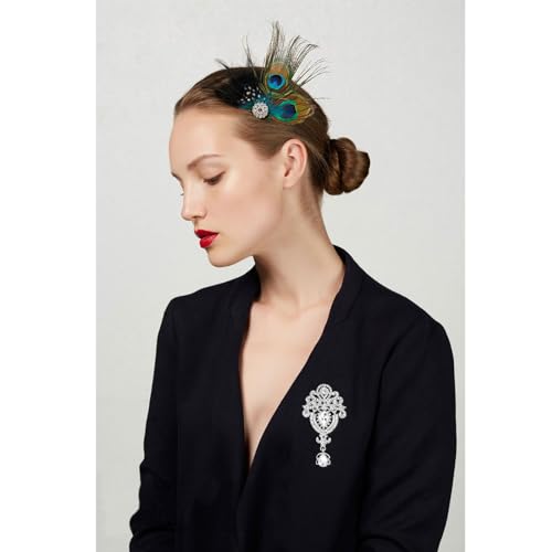 YARIEW Broches para mujer, broche de diamantes de imitación