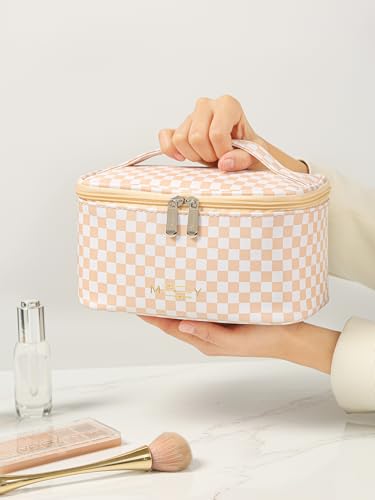 KITENROM Preppy - Bolsa de maquillaje de viaje para mujeres