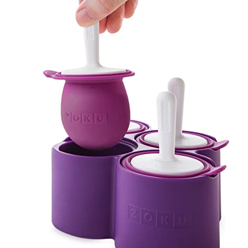 Zoku Slow Pop moldes, M, Round Pops