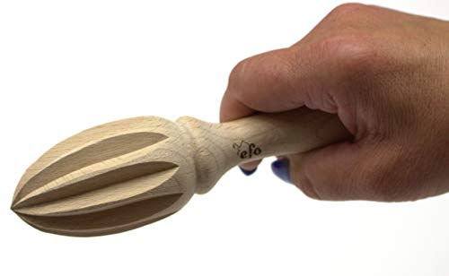 efo Exprimidor de limón de madera - Exprimidor de cítricos y