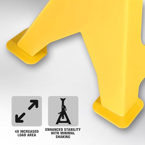 YELLOW JACKET Soporte para gato de automóvil de 3 toneladas