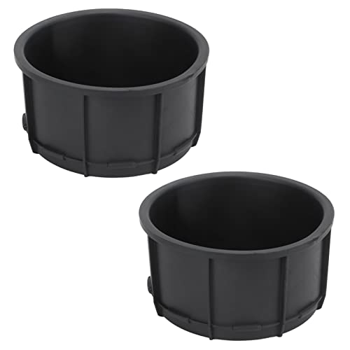 Forro de inserción para portavasos, 2 piezas de goma negra p