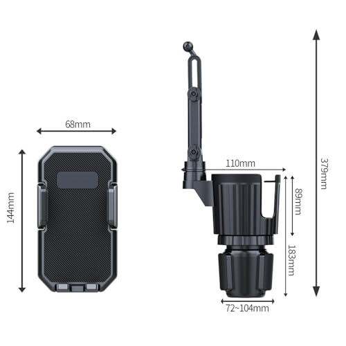 Expansor de portavasos para automóvil de 40 onzas con rotaci