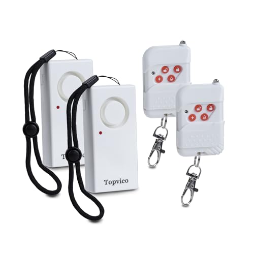 Topvico Alarma de vibración activada para manija de puerta,