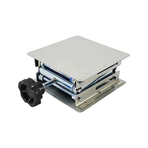(R) Lab Jack Mesa elevadora de acero inoxidable Mini Scissor
