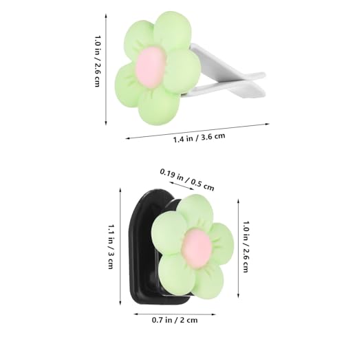 GLEAVI 12 clips de ventilación de aire con margaritas: ambie