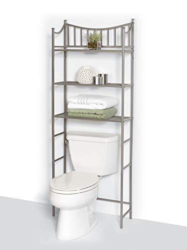 Zenna Home9065Nn Baño Spacesaver, Níquel satinado