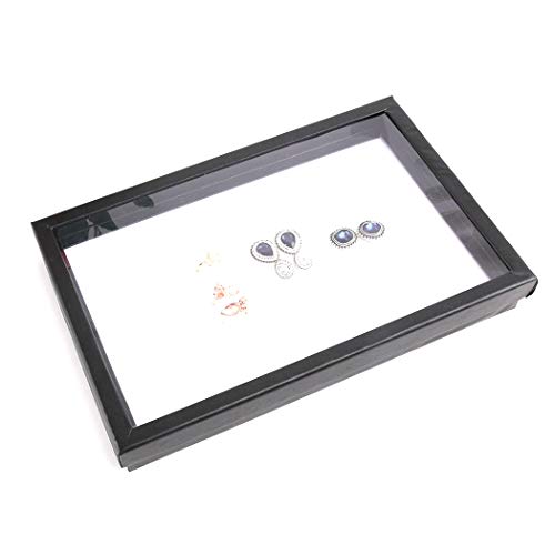 ZLY Bandeja de exhibición de anillos de joyería Caja de alma