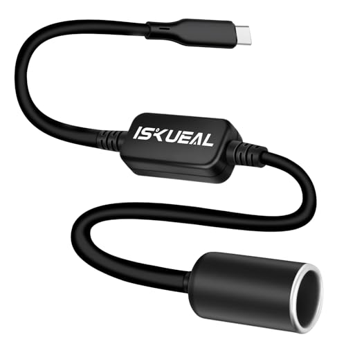 Cable de alimentación USB C macho a 12V para encendedor de c