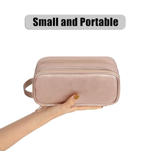 CUBETASTIC Pequeña bolsa de maquillaje para mujer, bolsa de