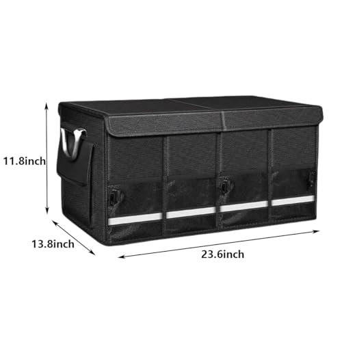 Organizador plegable para maletero de automóvil, organizador