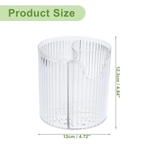 VOCOSTE Taza para brochas de maquillaje, organizador de maqu